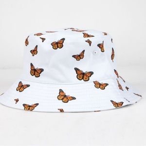 Tilly’s cotton bucket hat with Monarch butterflies